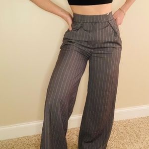 NWT High Waisted 90's Pinstripe Trousers